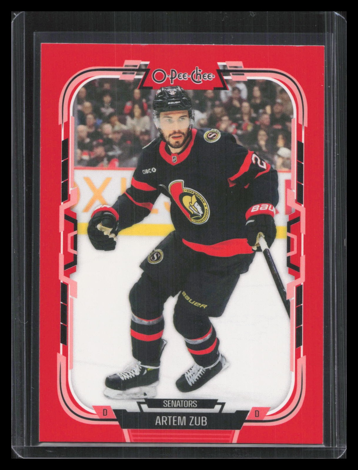 Artem Zub 2025-26 O-Pee-Chee #159 Red Border