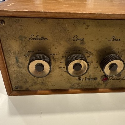 McIntosh C 4 Audio Compensator Tube Pre Amplifier Vintage untested 