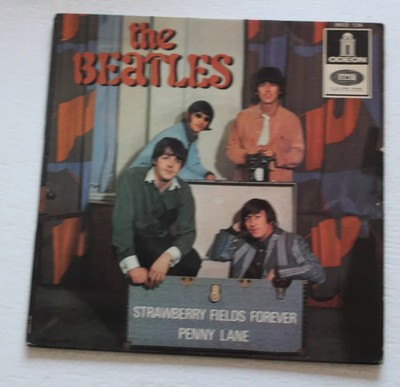 The Beatles , Strawberry Fields Forever + 3 , EP - 45 Touren