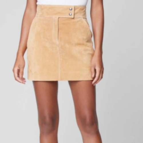 Blank Nyc L17308 Womens Tan Beige Suede Mini Skirt Size 29 Blank Nyc L17308 Womens Tan Beige Suede Mini Skirt Size 29