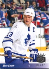 2013 UD SP Authentic - Retro #93-50 Mats Sundin HOF - FREE SHIPPING!