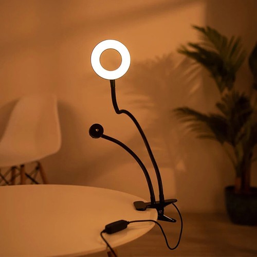 Office Travel Clip on Desk Lamp Light Fill with Clamp Supplementary - 第 3/12 張圖片