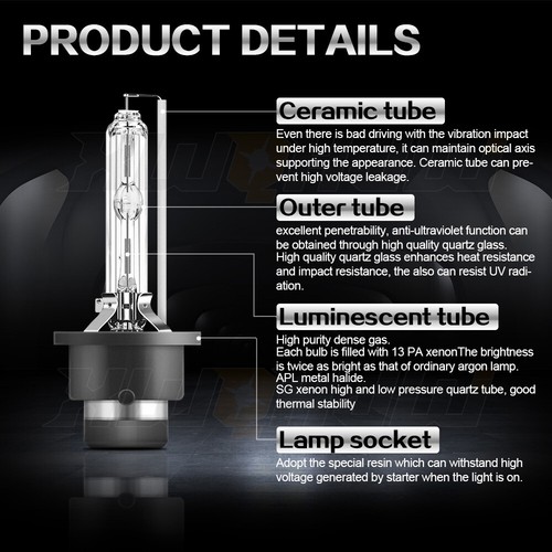 OE Front Stock HID Headlight Bulb For Mazda 6 2006-2013 LOW BEAM Set of 2 SPORT - Picture 8 of 19