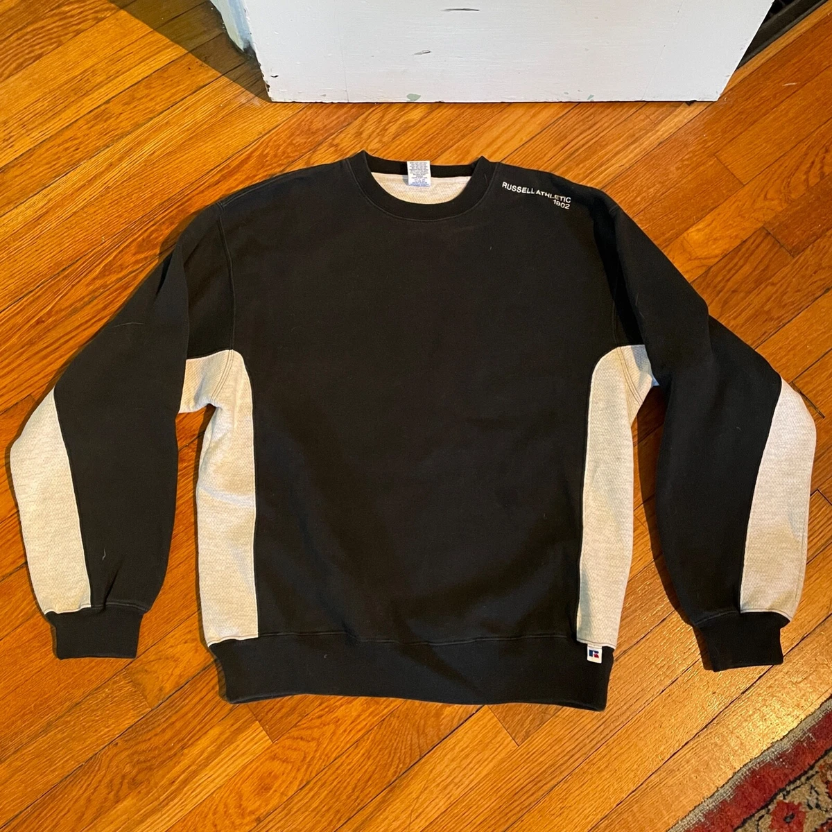 Vintage Russell Athletic Crewneck Sweatshirt Y2k Size L Two Tone