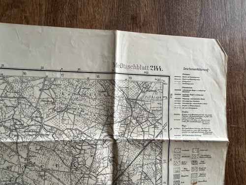 Map 1895/1927 WESTBEVERN (Telgte) #2144-1:25000-Greven-Topphoff-Schmehausen - Picture 3 of 9