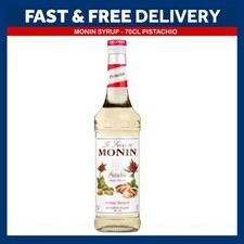 NEW Monin Coffee & Cocktail 70cl Glass Syrup Flavours & Pump - AS USED BY COSTA