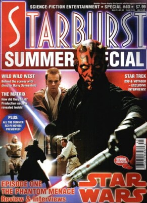 Starburst Sci-Fi Magazine Special #40 Star Wars Phantom Menace 1999 UNREAD VFN-