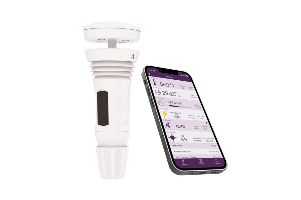 Tempest Weather System with Built-in Wind Meter, Rain Gauge, and Accurate Wea... - Image 3 of 4