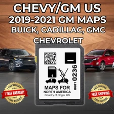 GM GPS Navigation SD Card: Chevy, Buick, Cadiallac Map NEW 8681-0236 2019-2022