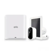 Arlo Essential Outdoor 2nd Gen 2K Wireless Security Camera Solar Panel Bundle