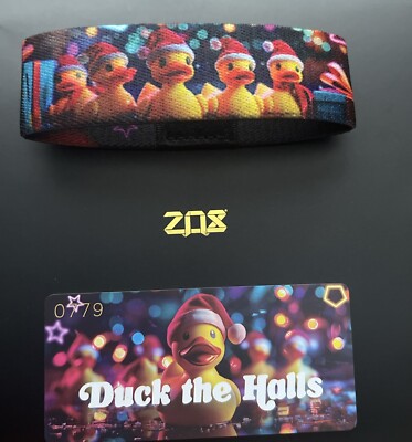zox Armband (Med) DUCK THE HALLS *Christmas2024 Blog* Rubber Ducks #779-