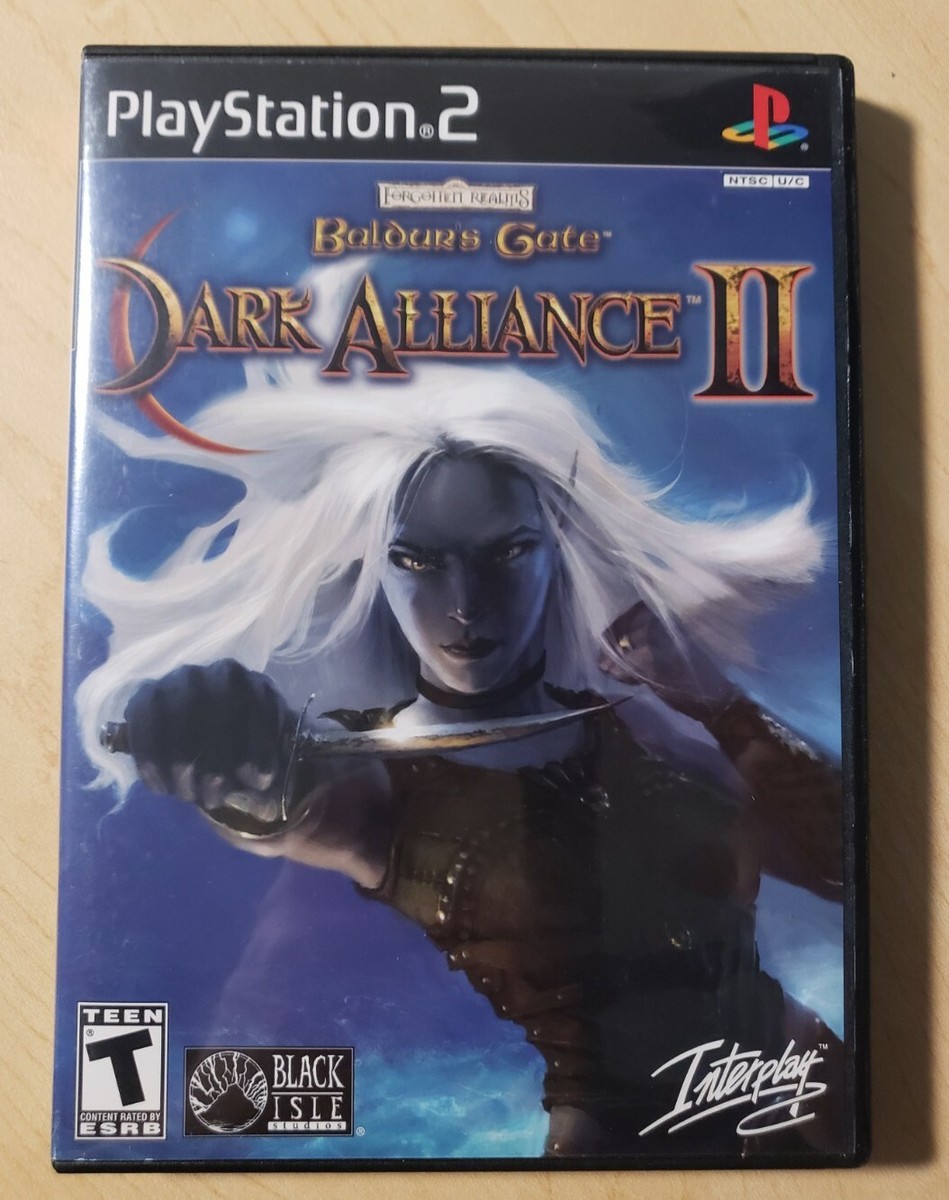 Baldur's Gate Dark Alliance II 2 Sony PlayStation 2 2004 Complete