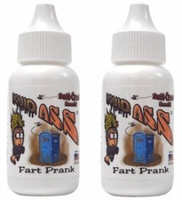 2 LIQUID ASS STREAMER TOPS - FART STINK SPRAY SMELL GAG JOKE PRANK GIFT