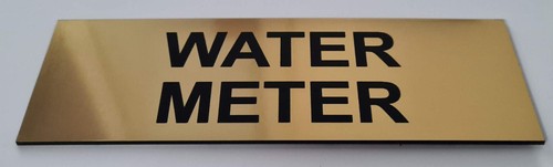 Water Meter Sign Plaque Cupboard Utility Room Shed - Picture 57 of 230
