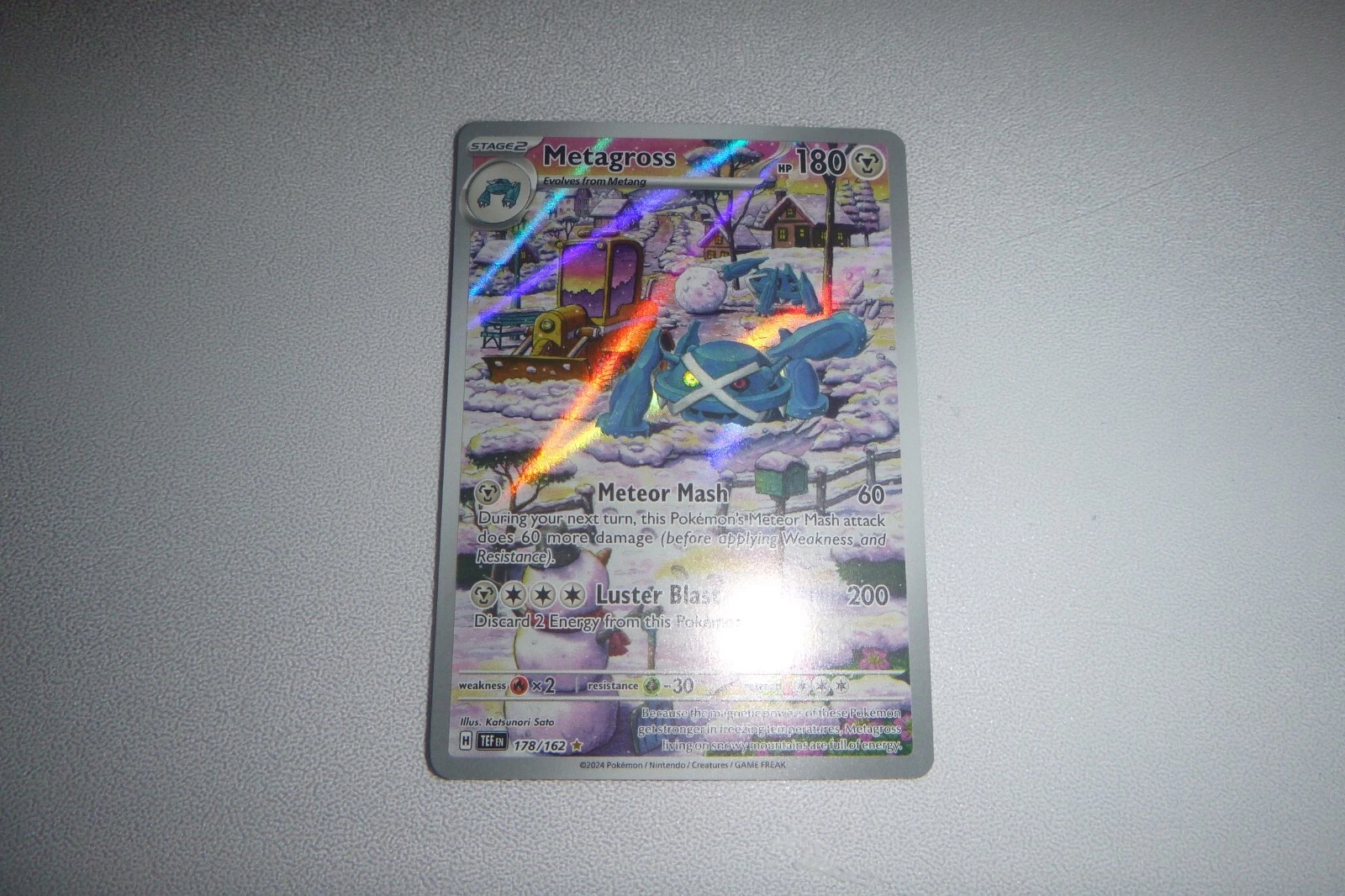 Pokemon Card Metagross Temporal Forces Illustration Rare NM 178/162