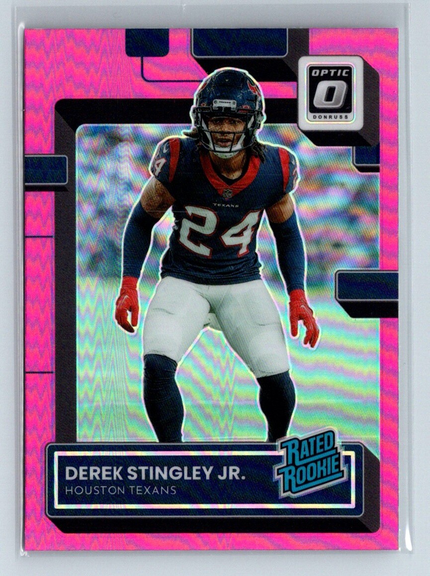 2022 Panini Donruss Optic Pink Derek Stingley #244 Rookie Card RC