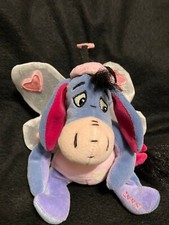 Walt Disney World Butterfly Eeyore Bean Bag Winnie Pooh Beanie Plush Easter 2000