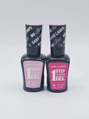 Wet n Wild 1 Step Wonder Gel #703A Don't Be Jelly & #723A It's Sher-Bert Day!