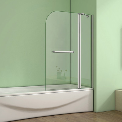 180 Pivot 1000x1400mm Shower Bath Screen Over 5mm Glass Door Panel ...