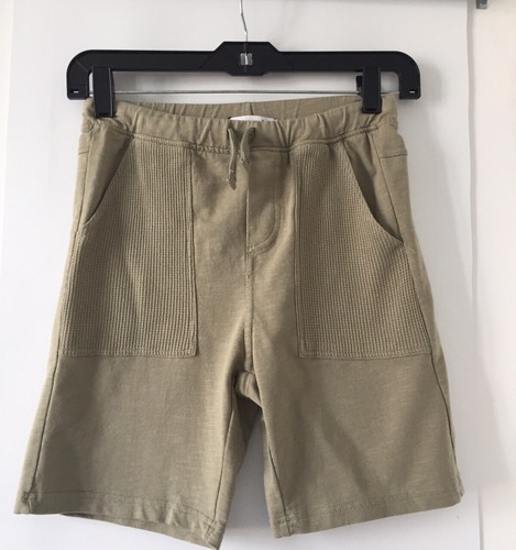 PANTALONES CORTOS BERMUDAS TEJIDOS CON GOFRE ZARA Niños Niños Verde Elástica 6 #2990K |