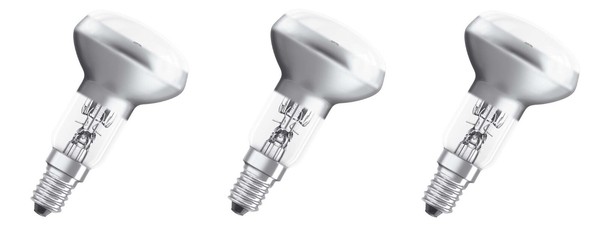 3X Osram 64541 Eco Halogen Reflektor R50 30° 20W = 25W E14 Dimmbar Eek:G (Spa-G)-image