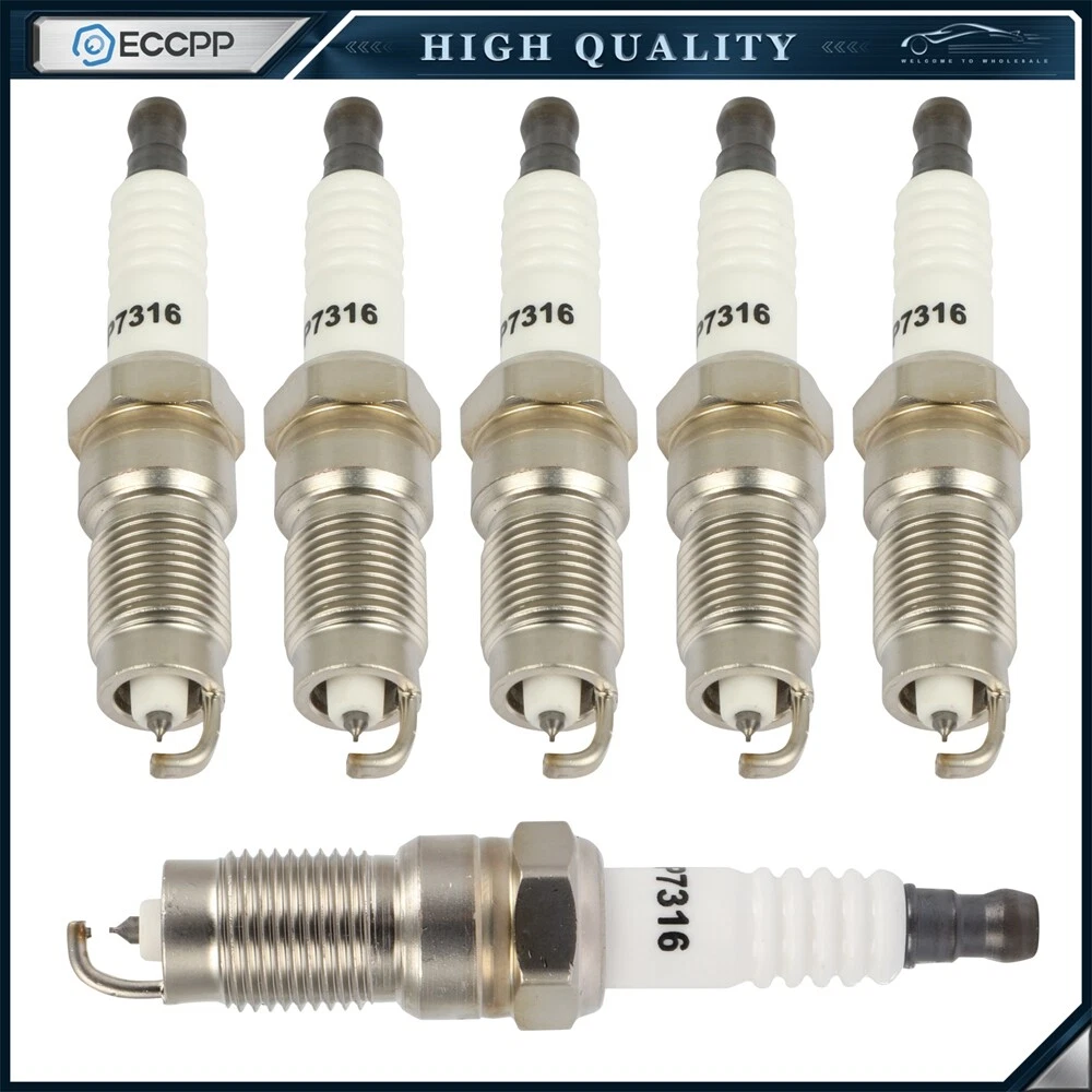 Bujía De Encendido Juego De 6 Bujías Autolite Platinum Para Ford F-150 4.2L V6 (1998-2008) - Encendido Eficiente Y Duradero Bujías F-150 4.2L V6