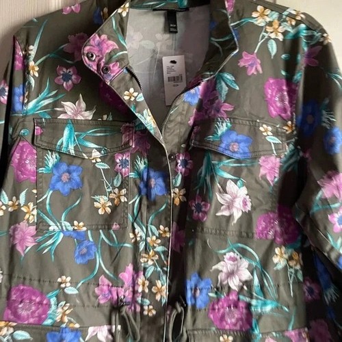 Lane Bryant Floral Women's Size 22-24 Jacket - Picture 7 of 11