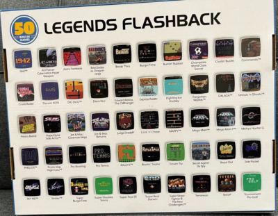 AT Games Legends Flashback 50 Built-In Games Model#FB8650 Brand