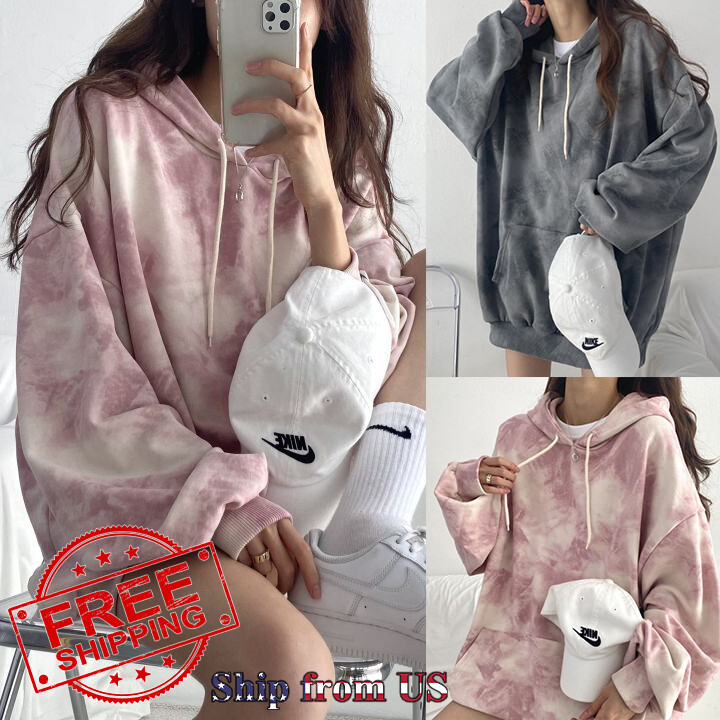 ON SALE!! Oversized Pullover Hoodie Tie dye Sweatshirt Jumper