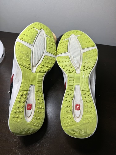 FootJoy Golf Fuel Spikeless Shoes White Black Lime Green Size 6M 45034 - Picture 5 of 6
