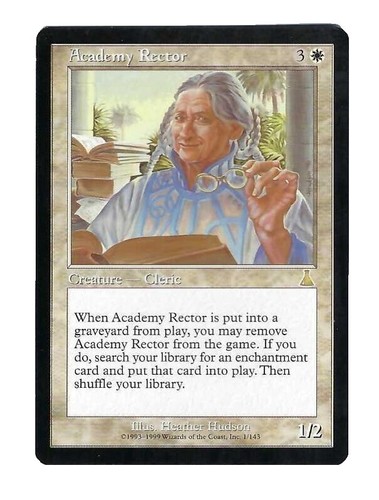 MTG✨ACADEMY RECTOR✨Urza's Destiny BGS 9 MINT RARE Creature