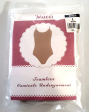 iMucci Nude Seamless Camisole Undergarment For Ballet/Dance Size Child Large.