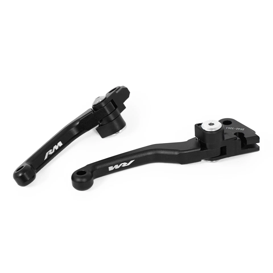 RM Logo Pivot Brake Clutch Lever For SUZUKI RM 85/125/250 RM85 RM125 RM250 Black - Image 2 of 4