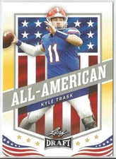 Kyle Trask 2021 Leaf Draft All-American Rookie Card Gold Parallel #47