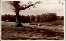1930s Cooper Park and Golf Course Huntly Scotland Real Photo Postcard