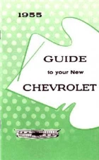 1955 Chevrolet Owners Manual User Guide Reference Operator Book Fuses Fluids OEM