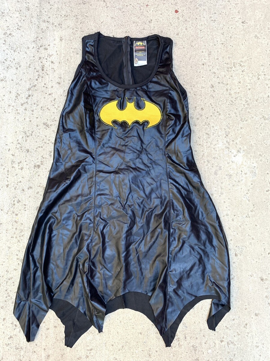 ladies batman dress DC Comics Women sexy BATGIRL Halloween Medium Costume VTG 700201