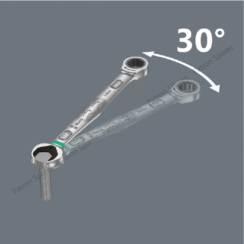 Wera Joker Combination Ratchet Wrench 4 Piece Set - Picture 5 of 7