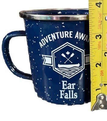 Blue Speckled Enamelware Coffee Mug Cup Camping | eBay