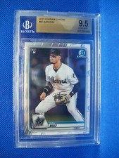 ISAN DIAZ 2020 Bowman Chrome #97 BGS GEM MINT 9.5 Marlins RC