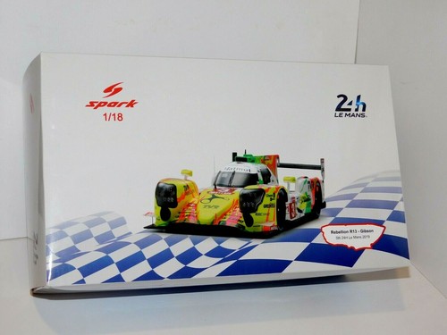 REBELLION R13 GIBSON GL458 4,5 L V8 TEAM REBELION #3 LM 2019 SPARK 18S428 1:18 - Imagen 3 de 5