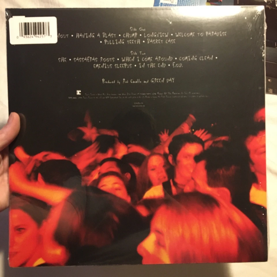 Green Day ~Dookie~ Vinyl LP Album Limited Edition Aqua Color Exclusive - Image 2 of 2