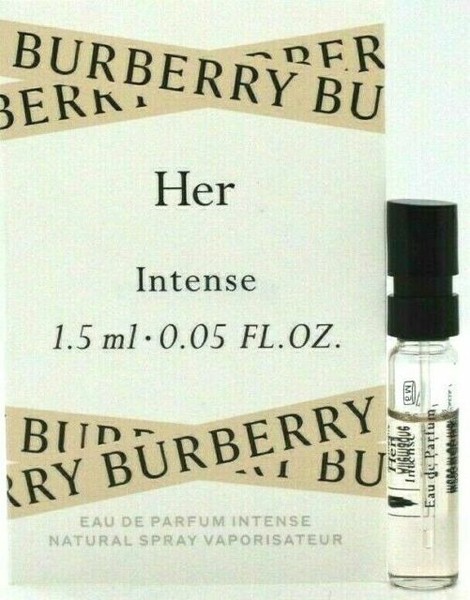 burberry her intense sample