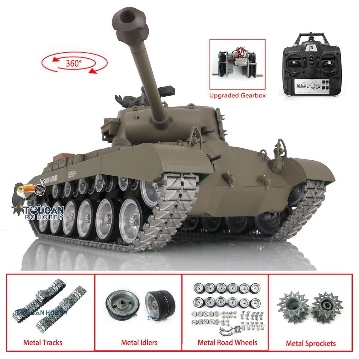 若干訳あり1/16戦車ラジコン　M26パーシング　ヘンロン3838-1　7.0 Amazon.co.jp: 若干訳あり1 16戦車ラジコン M26パーシング