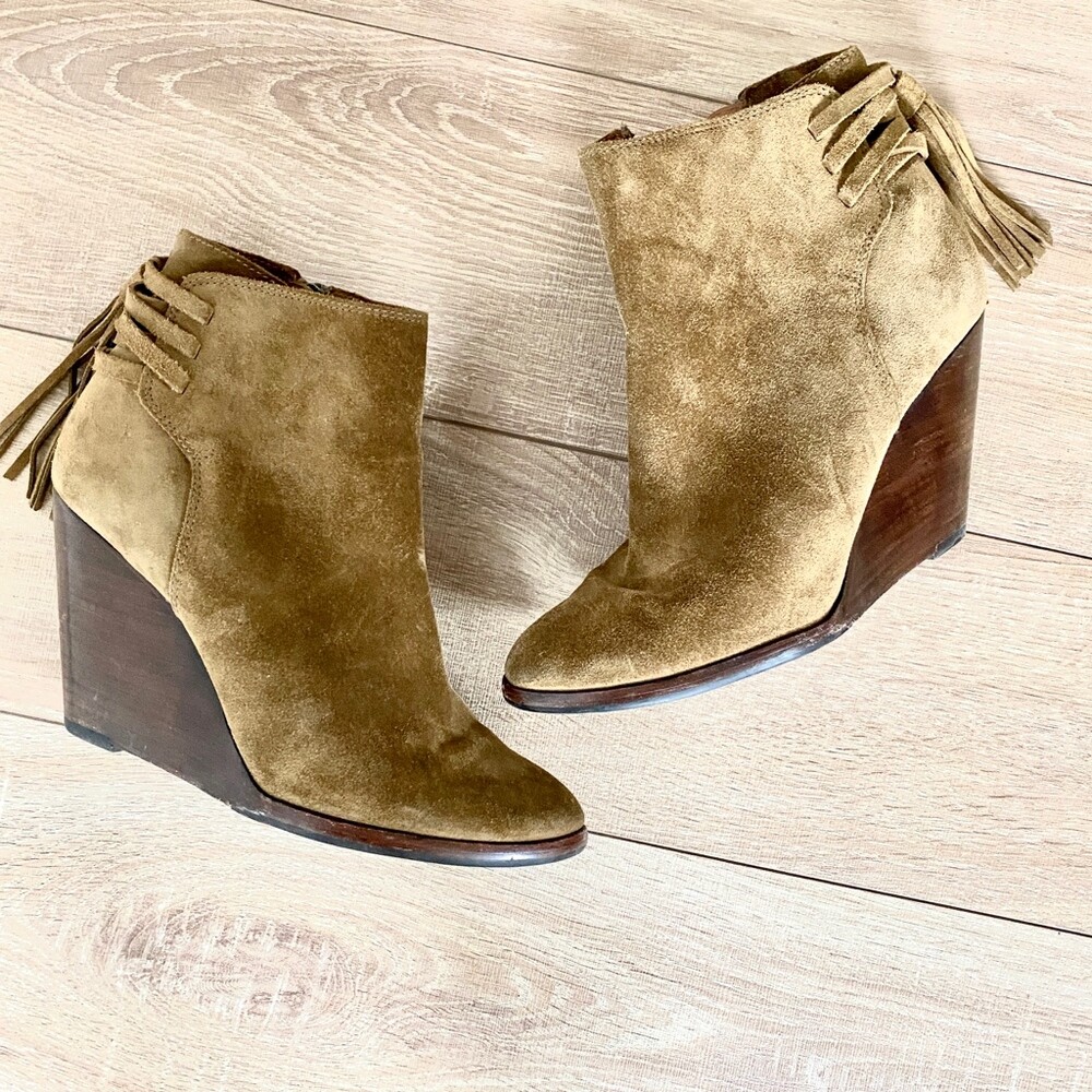 frye cece wedge heel boot