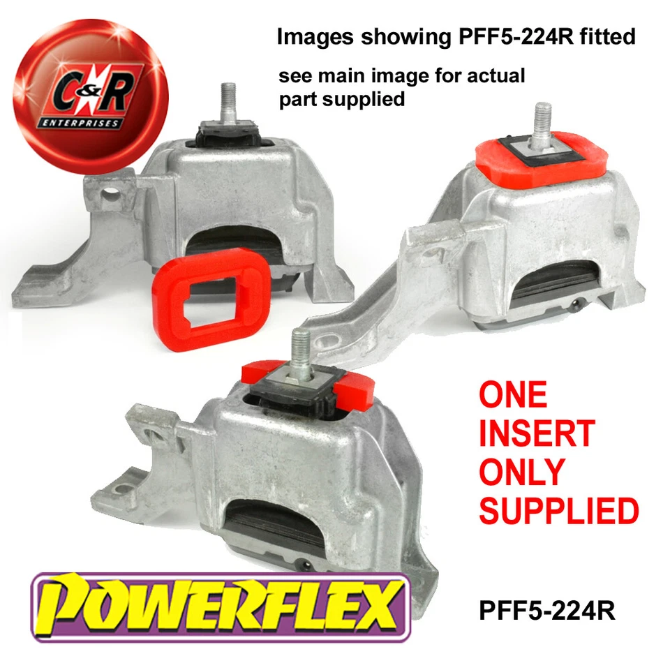 Powerflex Arriba Motor Mnt Insertar Diesel para Mini R55 Clubman Gen1 2007-2014 - Imagen 3 de 4