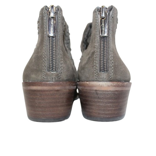 Botines Vince Camuto Mujer Talla 7M Prasata Boho Gris Oscuro Gamuza Perforada - Imagen 8 de 11
