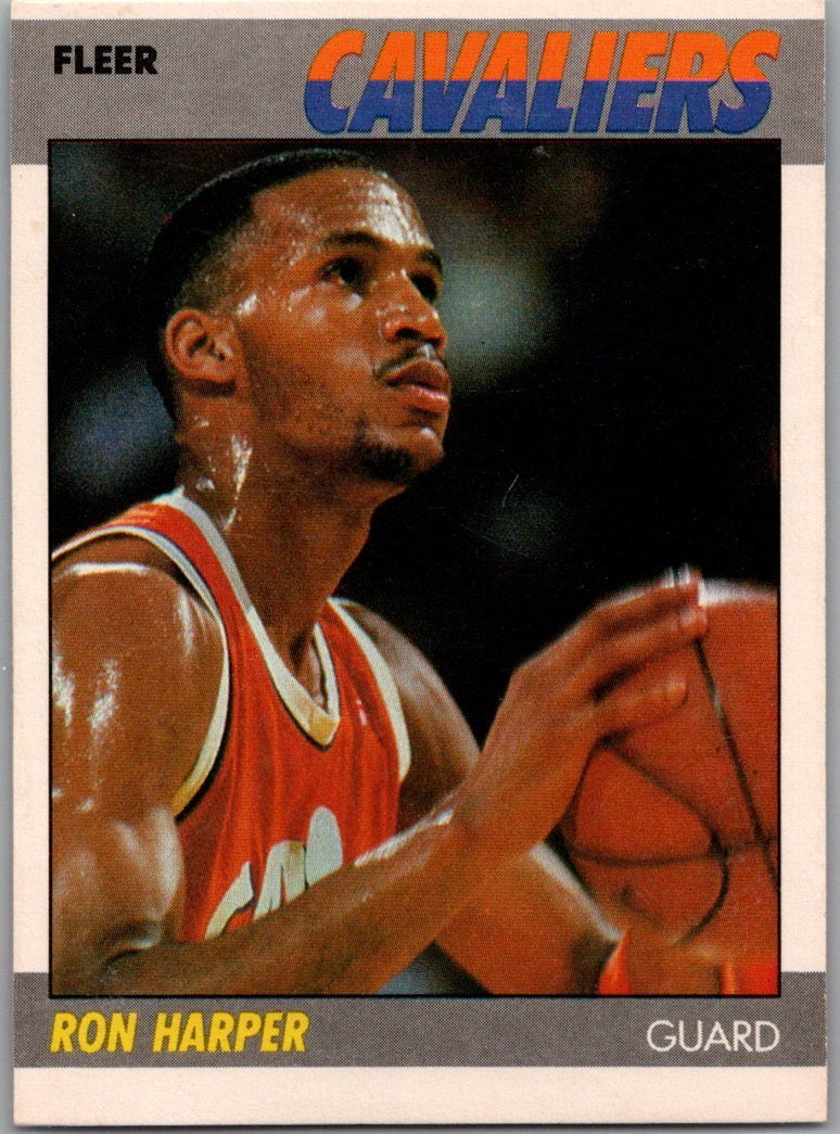1987-88 Fleer - Ron Harper #49 (RC) Clippers Chicago Bulls Cavaliers
