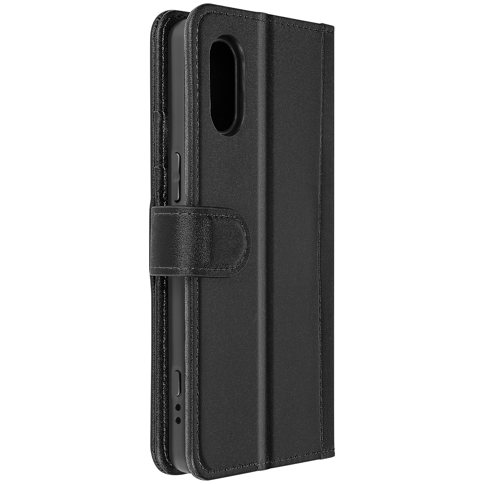 Housse Sony Xperia 5 V étui portefeuille cuir clapet support vidéo amovible