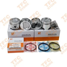 5K Piston Kit With Piston ring & Pin STD For Toyota 5K Engine Parts 4pcs